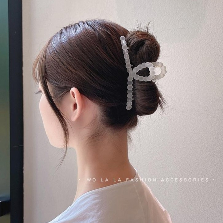 Kẹp tóc càng cua cỡ lớn phong cách Hàn Quốc đơn giản dễ thương dành cho nữ