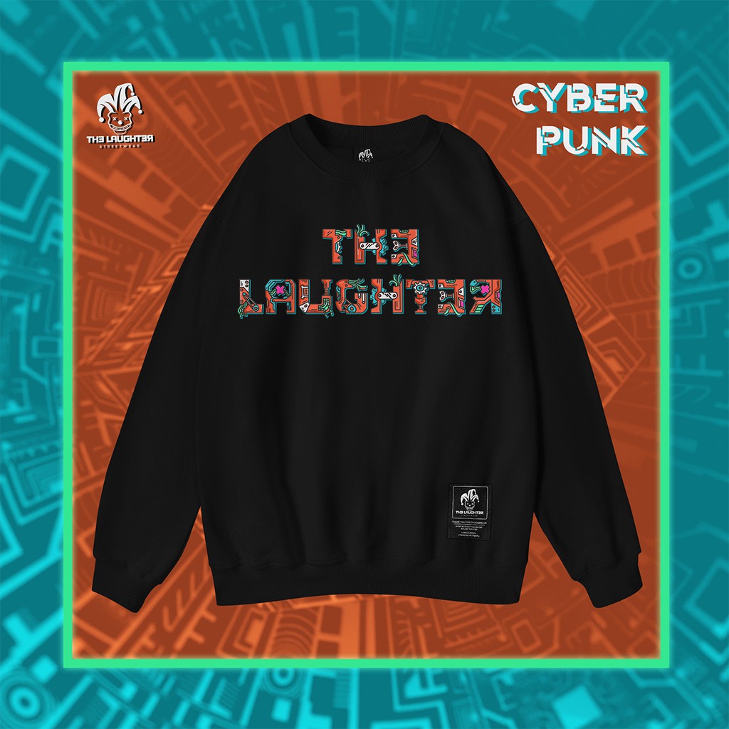 The Laughter -  CyberPunk Áo DÀI TAY SWEATER - NỈ DA CÁ | BigBuy360 - bigbuy360.vn