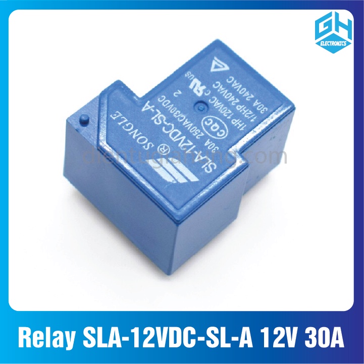 Rơ Le Điện SLA-12VDC-SL-A 12V 30A các loại 4 chân 5 chân 6 chân