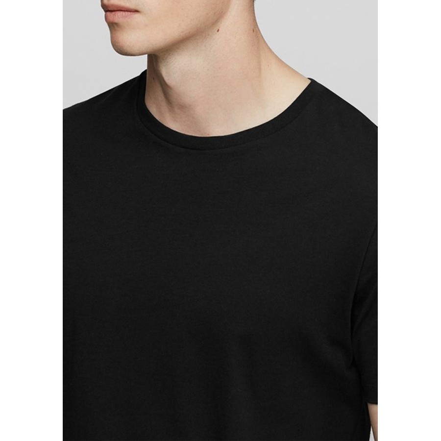 Áo Thun Nam Đen Chất Co Giãn Nhẹ