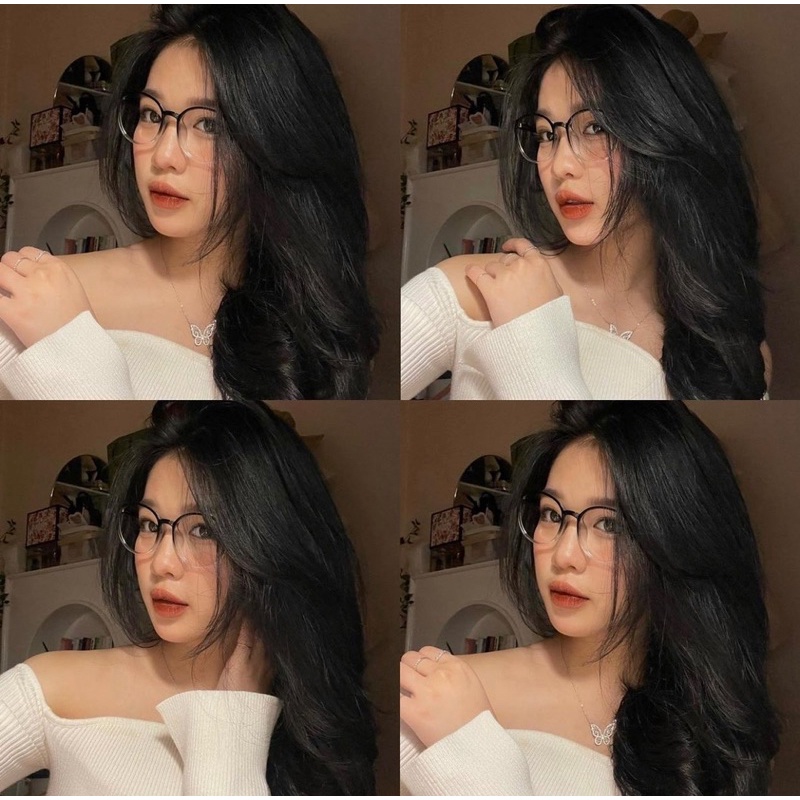 KÍNH NHỰA DẺO OMBRE DÁNG TRÒN- BEST SELLER tròng ánh sáng xanh bluecut