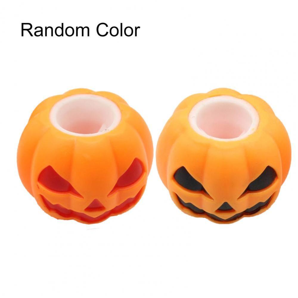 Đồ Chơi Nắn Bóp Đàn Hồi Giảm Stress Hình Bí Ngô Halloween 1