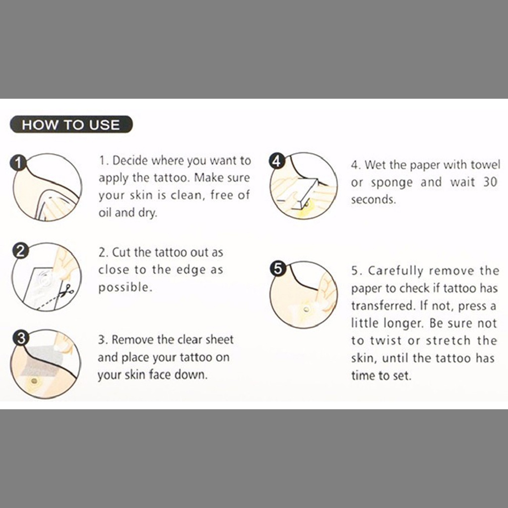 [Hàng mới về] Miếng dán hình xăm tạm thời hình mũi tên 3D thời trang chống thấm nước