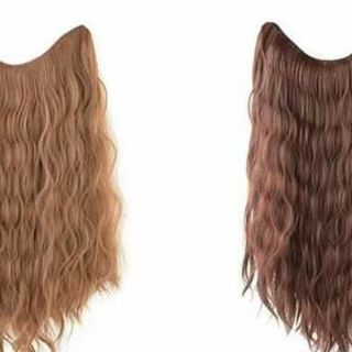 Tóc kẹp v xù ngắn