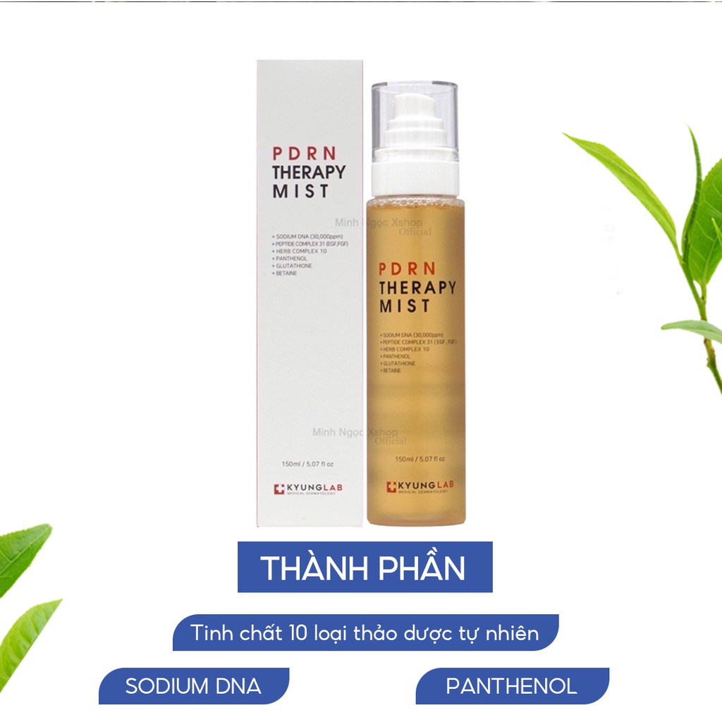 Combo xịt khoáng, serum, kem dưỡng KyungLab cho da mụn 50/150ml