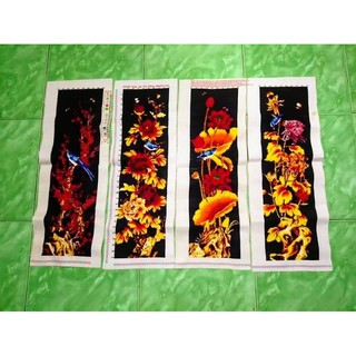 tứ quý thêu thành phẩm