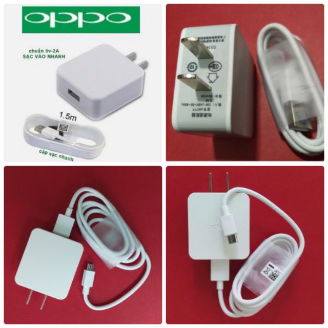 Bộ Sạc OPPO 2A Sạc Nhanh Loại Zin