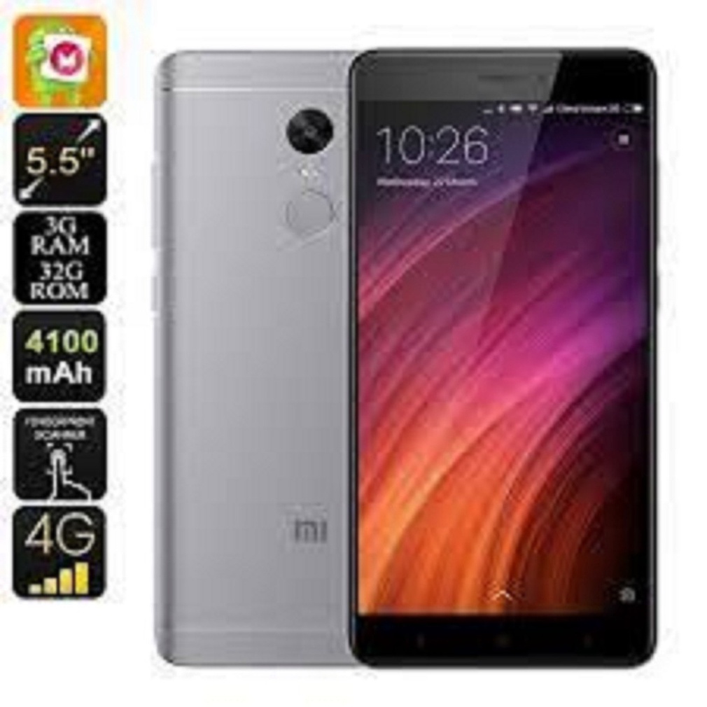 GIÁ SIÊU KHỦNG điện thoại Xiaomi Redmi Note 4X 2sim ram 3G/32G mới Chính hãng, Có Tiếng Việt .....