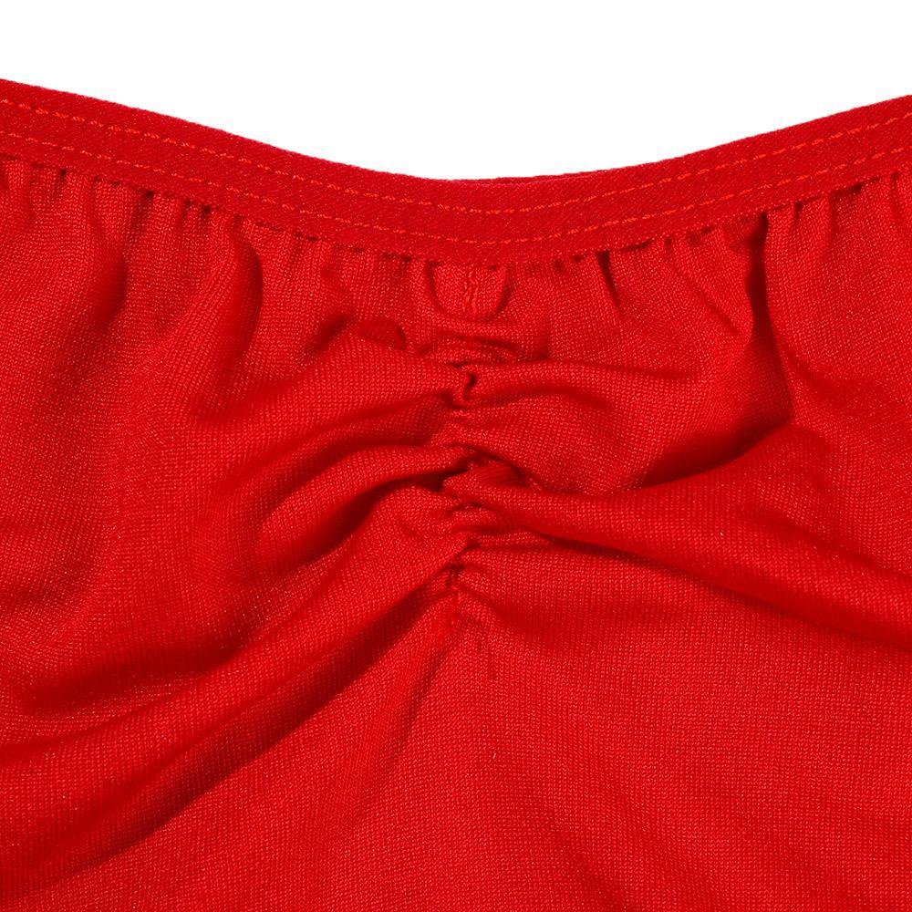 BSUNS Quần Bơi Chữ T Cỡ Lớn Màu Sắc Đơn Giản Cho Nữ