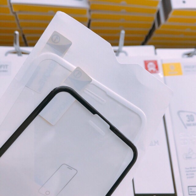 🍬 Combo 80 kính baseus mép dẻo giả Xs max