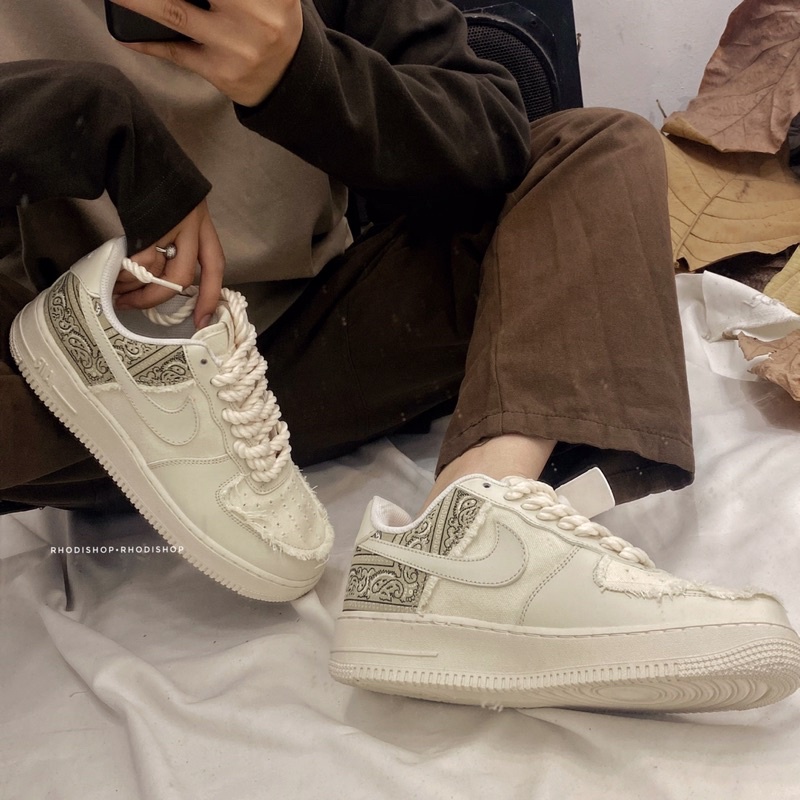 Giày Sneaker Thể Thao AF1 Be Paisley Full Size 36-43 Full Box RHODISHOP