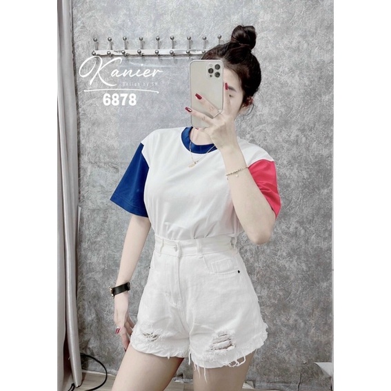 Quần Jeans đùi lưng cao, sóc jean, sooc đáy cao Short nữ cạp ca legging đùi ngắn XƯỞNG MAY TC2