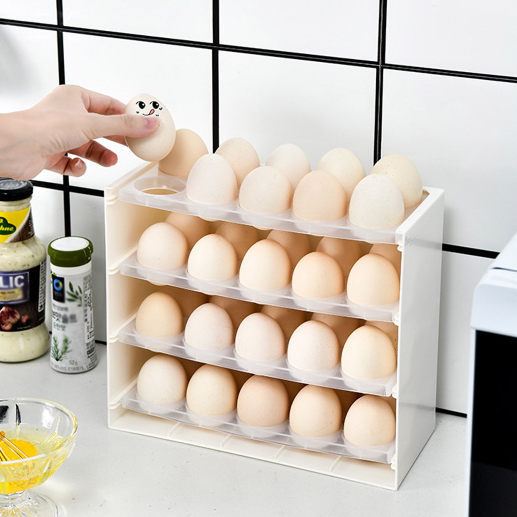 Hộp đựng trứng trong suốt sức chứa lớn siêu bền tiện dụng
