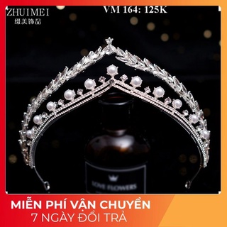 Vương miện đính đá vs ngọc