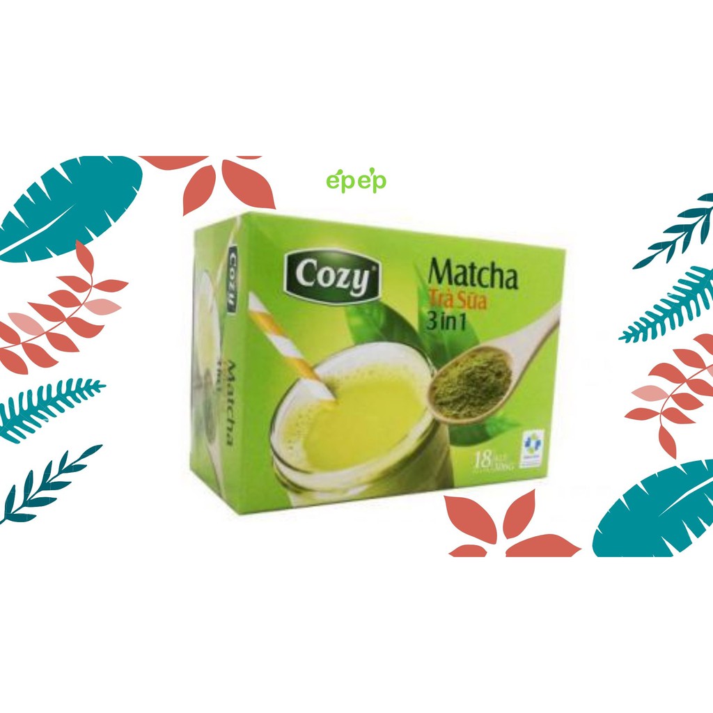 COZY MATCHA TRÀ SỮA 3 IN 1- NGUYÊN LIỆU PHA CHẾ