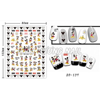 Sticker dán móng hoạt hình 5