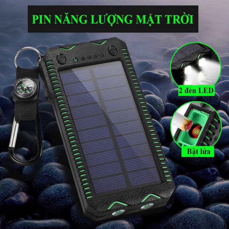 Pin sạc dự phòng năng lượng mặt trời 20.000 mAh 3 trong 1 HY-1060