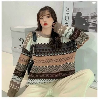 ÁO LEN THỔ CẨM MẪU HOT CỰC XỊN ( ảnh thật+video)