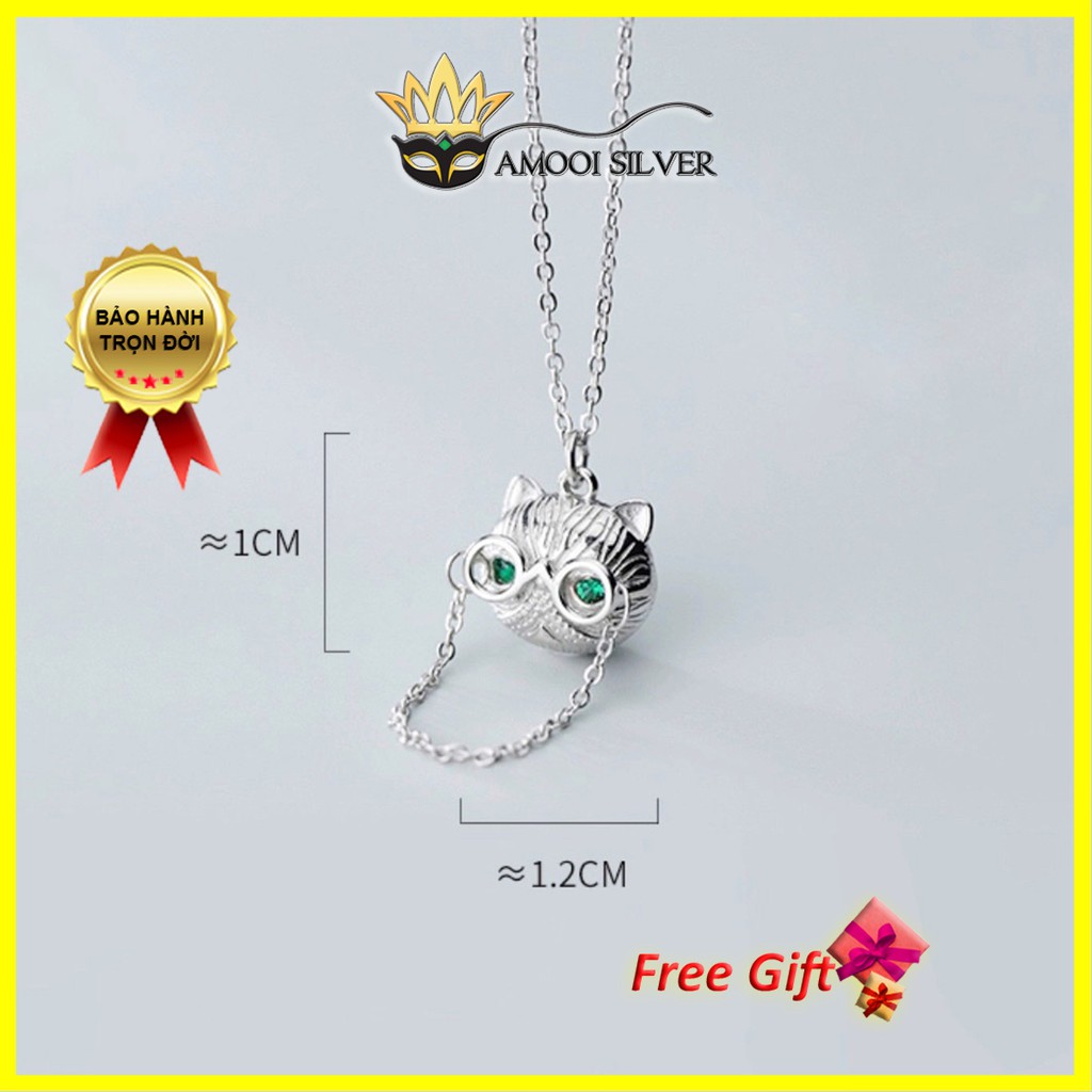 Dây chuyền bạc S925 mèo hoàng thượng - Amooi Silver AD139