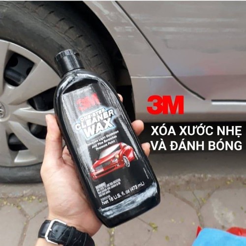 Dung dịch đánh bóng phá xước ONE STEP CLEANER WAX 3M - PN39006