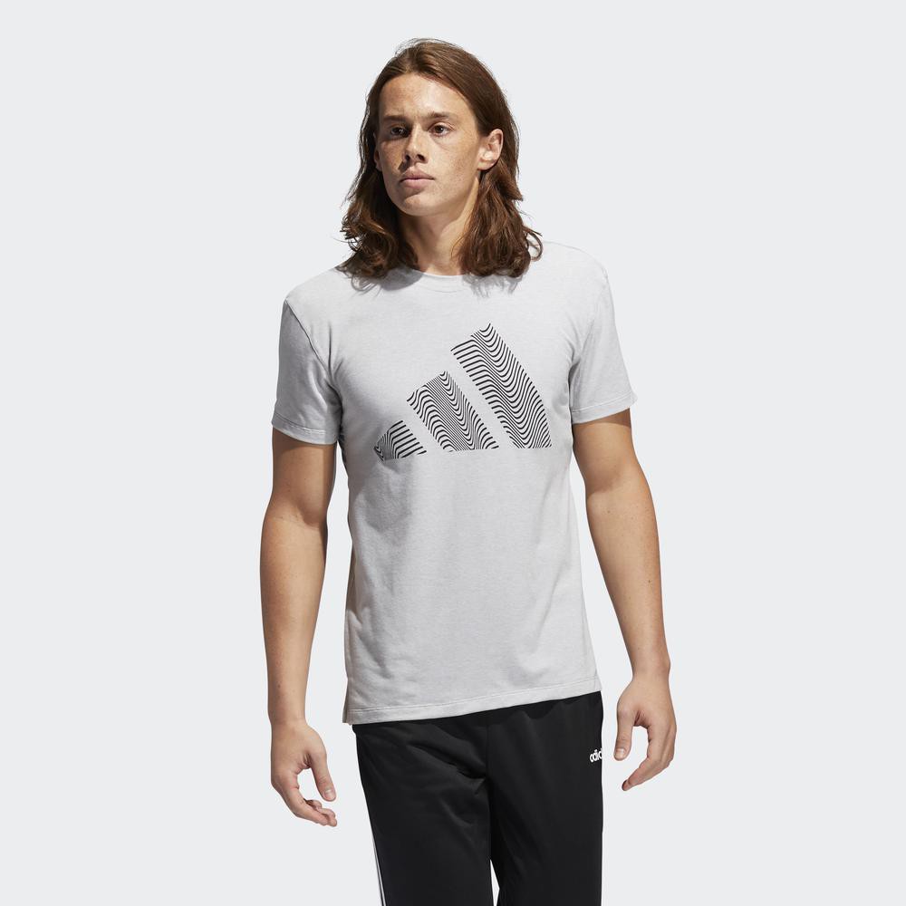 [Mã WABRD7 giảm 150K đơn 1 Triệu] Áo Tee adidas TRAINING Nam 3 Sọc Màu Xám GR7069