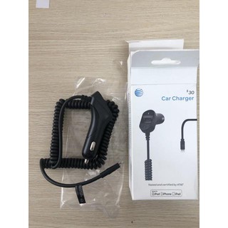 Tẩu sạc oto xịn chính hãng AT&T cho Iphone Ipad (có chứng nhận MFI của APPLE)