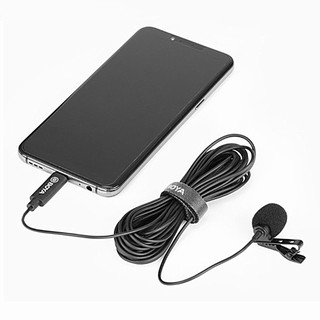 Micro cài áo có dây cổng Type-C cho điện thoại Android |  Boya BY-M3