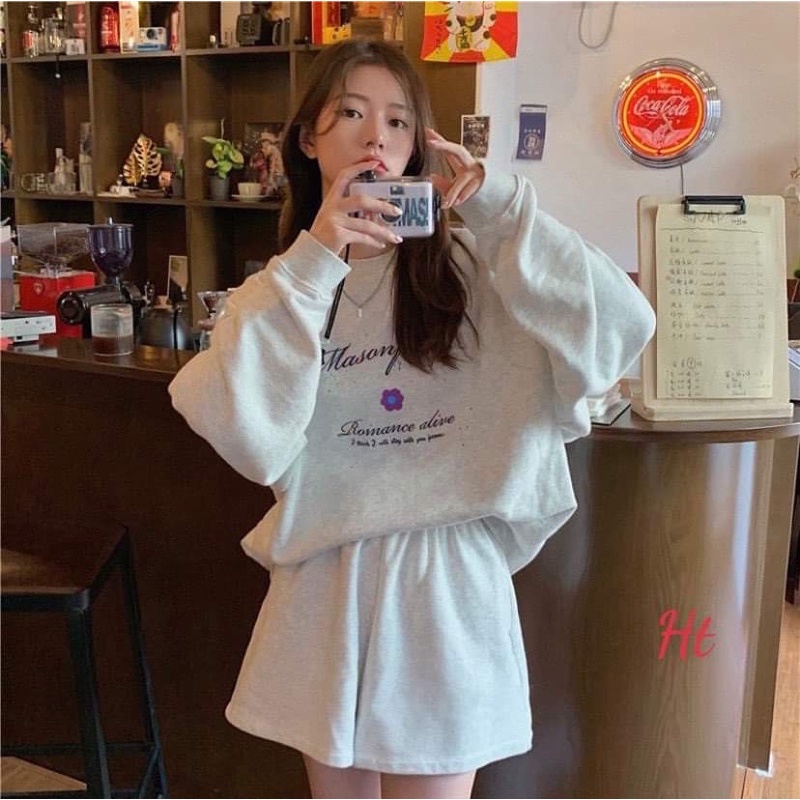 Bộ đùi thu hoa tím H25