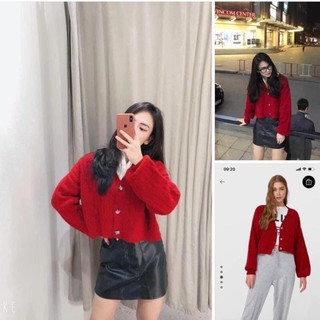 áo len đỏ Zara hot hit