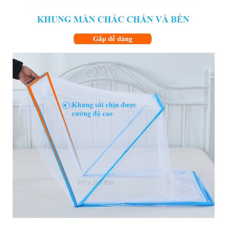 Màn Chụp Tự Bung T2K Shop Gấp Gọn Chống Muỗi Cao Cấp Mẫu Mới 2021