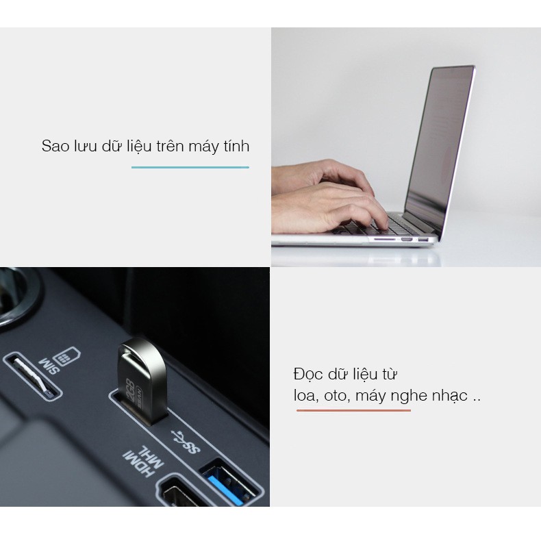 [Tặng OTG] USB siêu nhỏ 32gb - chống nước tốt hàng chính hãng Ossan bảo hành 5 năm M1