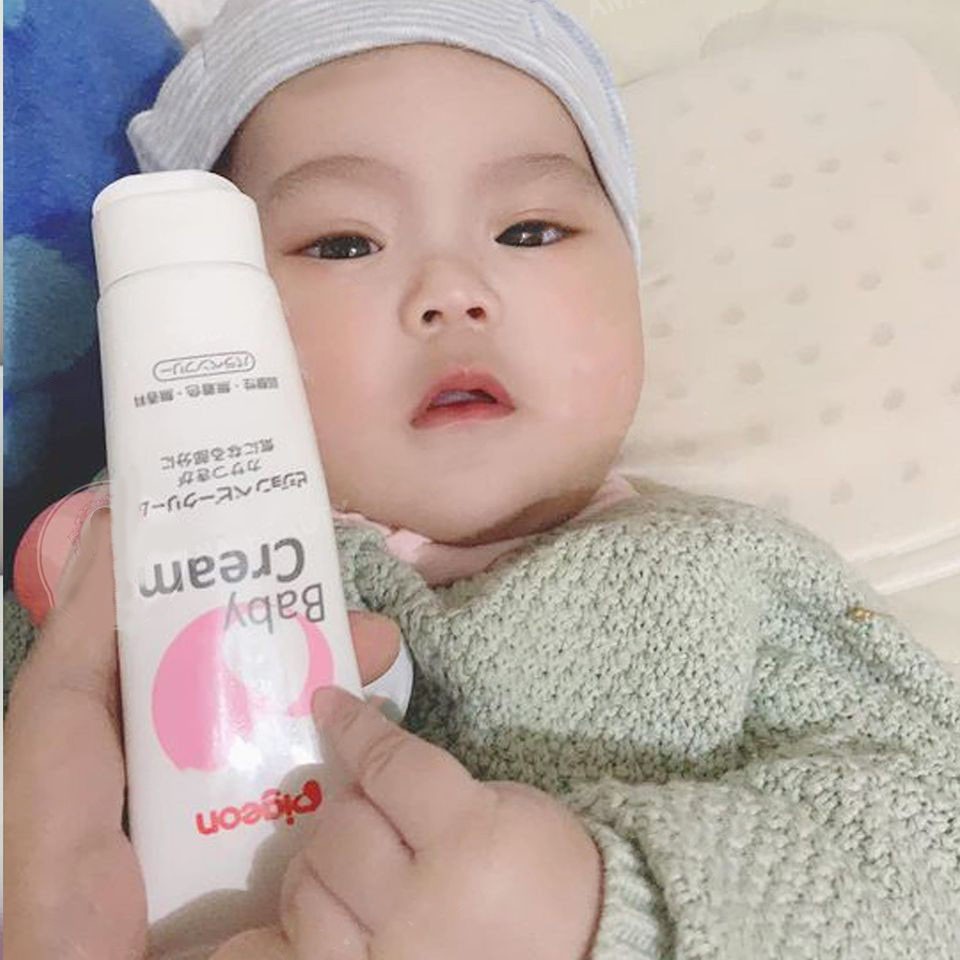 Kem Nẻ Cho Bé Dưỡng Ẩm Cho Bé Từ Sơ Sinh Pigeon Baby Cream Nhật Bản 50g