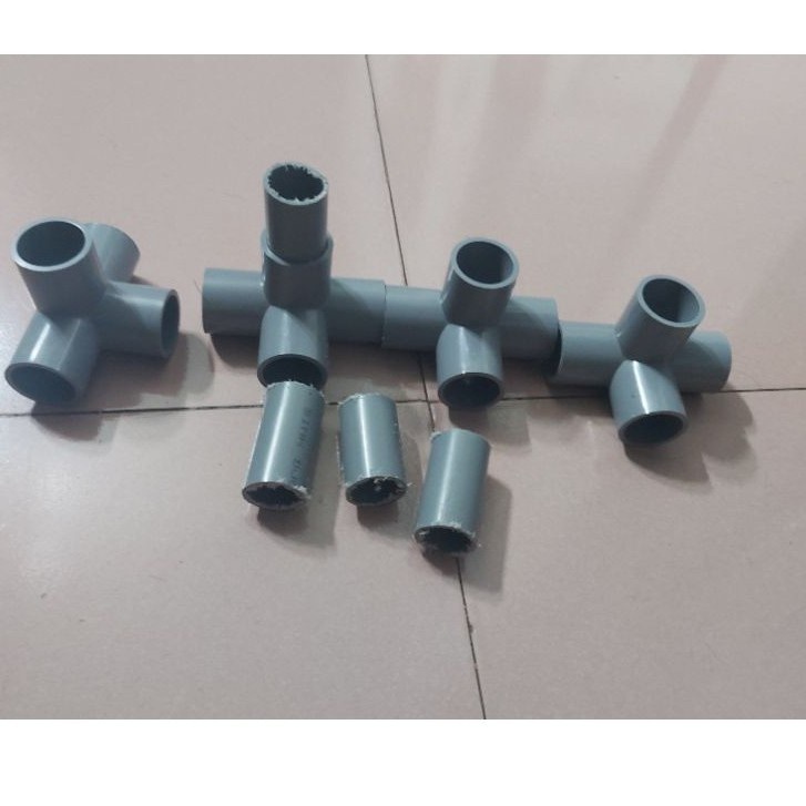 Co 4 góc nối ống nhựa PVC