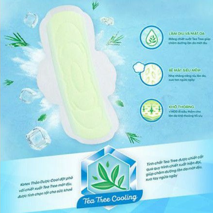 Combo 8 gói BVS Kotex Thảo dược Cool