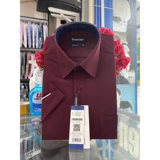 Sơ mi việt tiến ngắn tay lai bầu bambo phom regular giá 415k còn 350k