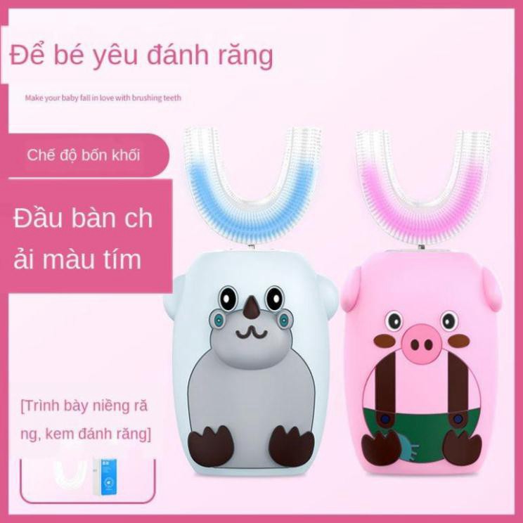 ch712 😁Shop mẹ vàbé😁Bàn chải đánh răng điện trẻ em