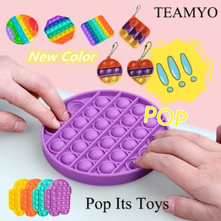 giảm stress Pop Its Pop It Đồ Chơi Bóp Bong Bóng Hình Tròn Dùng Giảm Căng Thẳng Vui Nhộn Dành Cho Bé