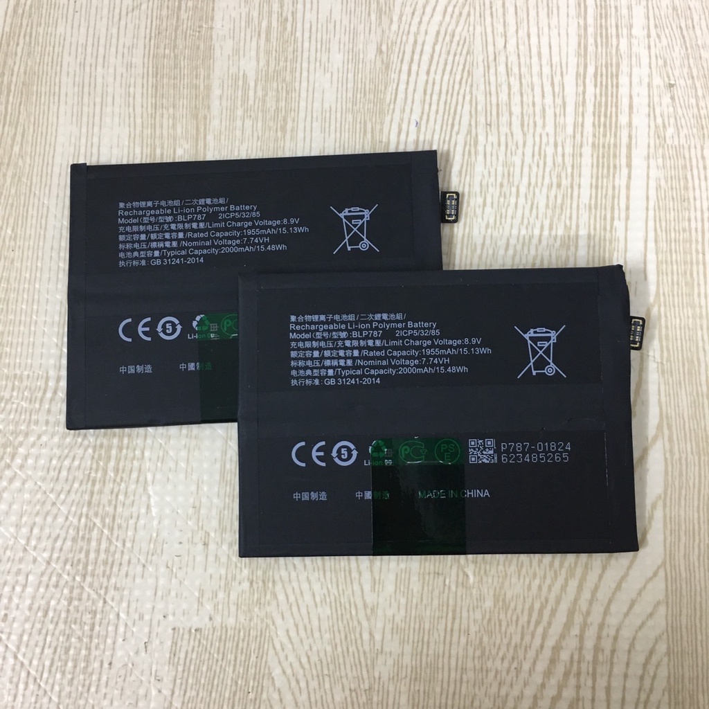 Pin zin Reno 4 Pro, BLP787, 2000 mAh