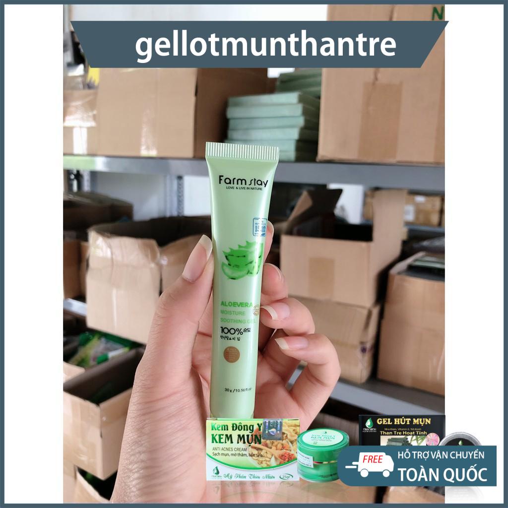 Lăn mắt lô hội,Tuýp gel lô hội lăn giảm thâm quầng mắt nha đam Aloe Vera100 %