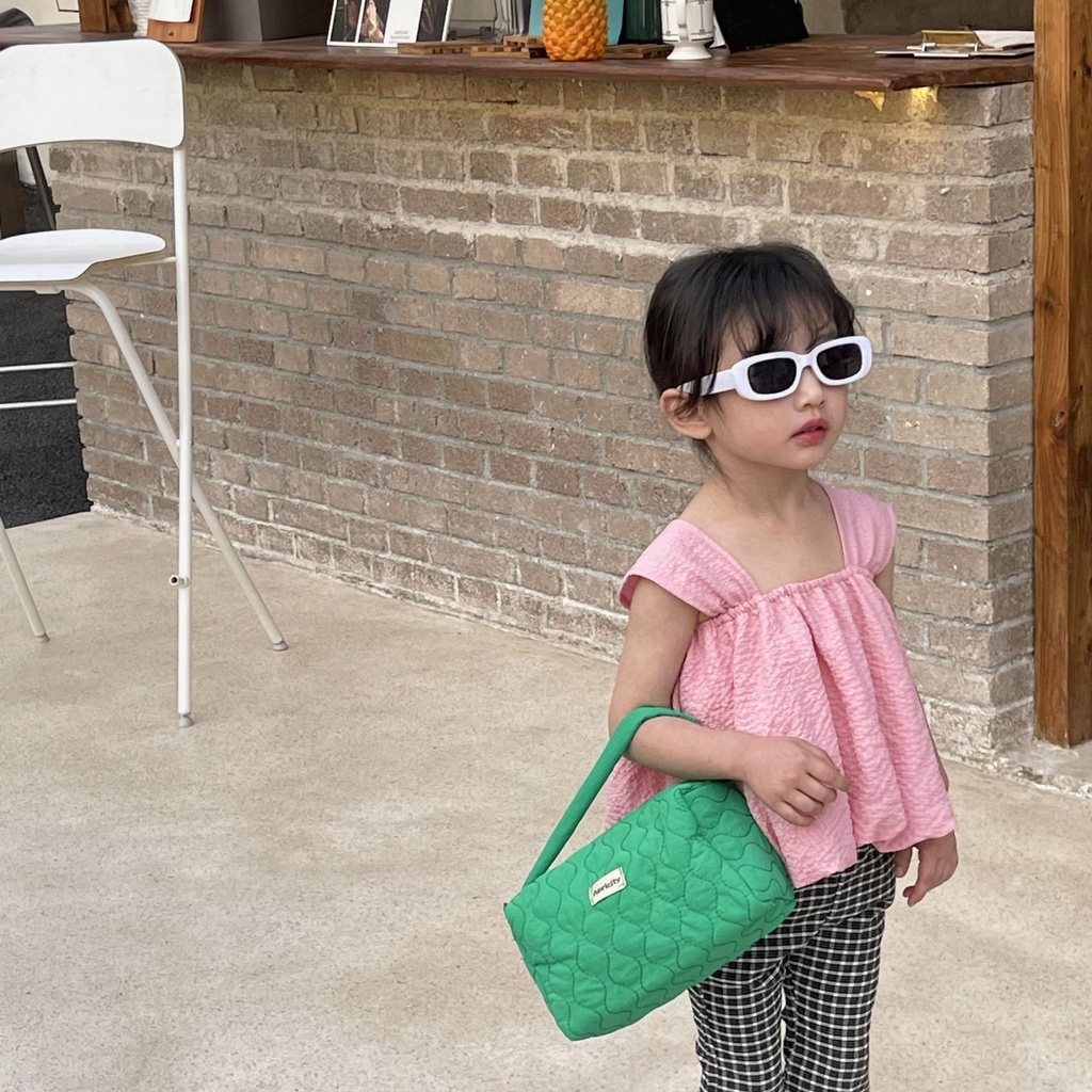 Áo Không Tay Dễ Thương Phong Cách Phương Tây Thời Trang Mùa Hè Cho Bé Gái