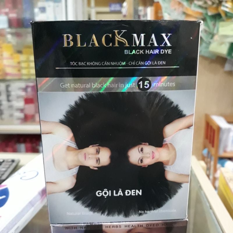 ✅✅Dầu Gội Maxtrix nhuộm là đen và nhuộm là nâu hộp 10 gói