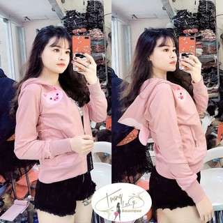 ÁO KHOÁT NỮ DA CÁ Heo Con [Hàng Xịn - Kèm Ảnh Thật]