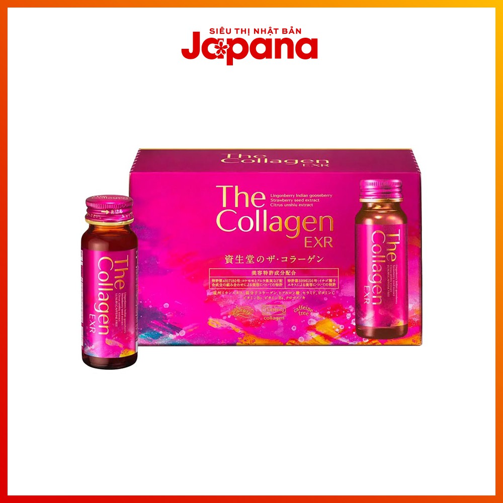 Nước uống The Collagen Shiseido (Hộp 10 chai x 50ml)