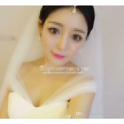 Một Cặp Dây Đeo Vai Màu Hồng / Đen / Đỏ Bằng Vải Tuyn Có Thể Tháo Rời Cho Váy Cưới