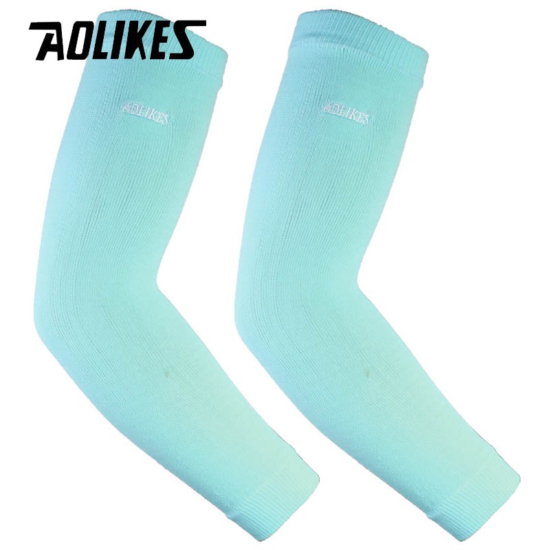 Bộ 2 ống tay chống nắng AOLIKES A-7146 bảo vệ khủy tay thoáng khí khi chơi thể thao sport arm sleeve