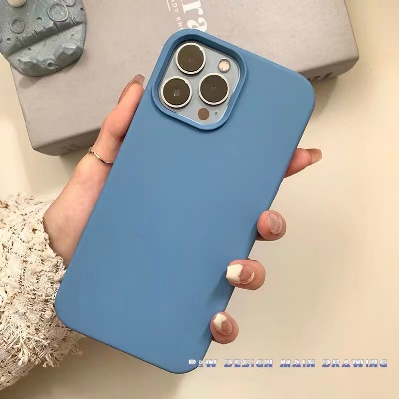Ốp Điện Thoại Silicon Mềm Màu Kẹo Chống Sốc Chống Rơi Thời Trang Cho IPhone 13 13ProMax 12 11 Pro MAX IX XS MAX 7 8 Plus