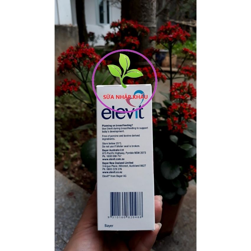 Viên uống vitamin tổng hợp cho mẹ bầu Elevit Úc hộp 100 viên