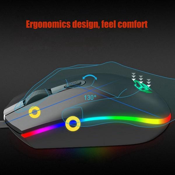 Chuột quang gaming 1000 DPI có đèn LED