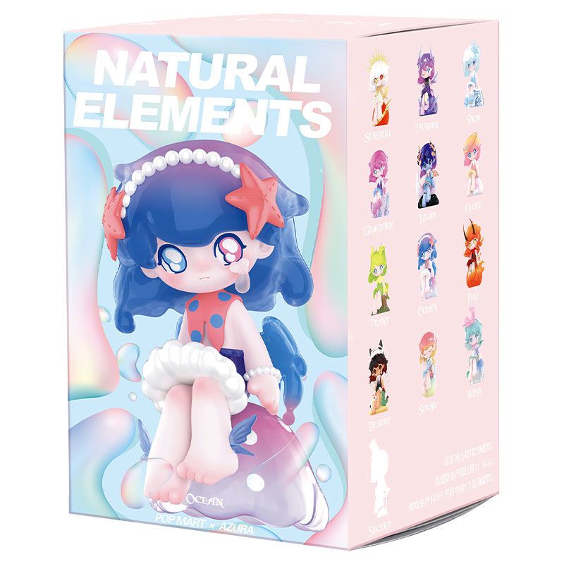 ❤sản phẩm chính thức❤AZURA Yếu tố tự nhiên POPMART Hộp mù Quà tặng Con búp bê Người mẫu Đồ chơi