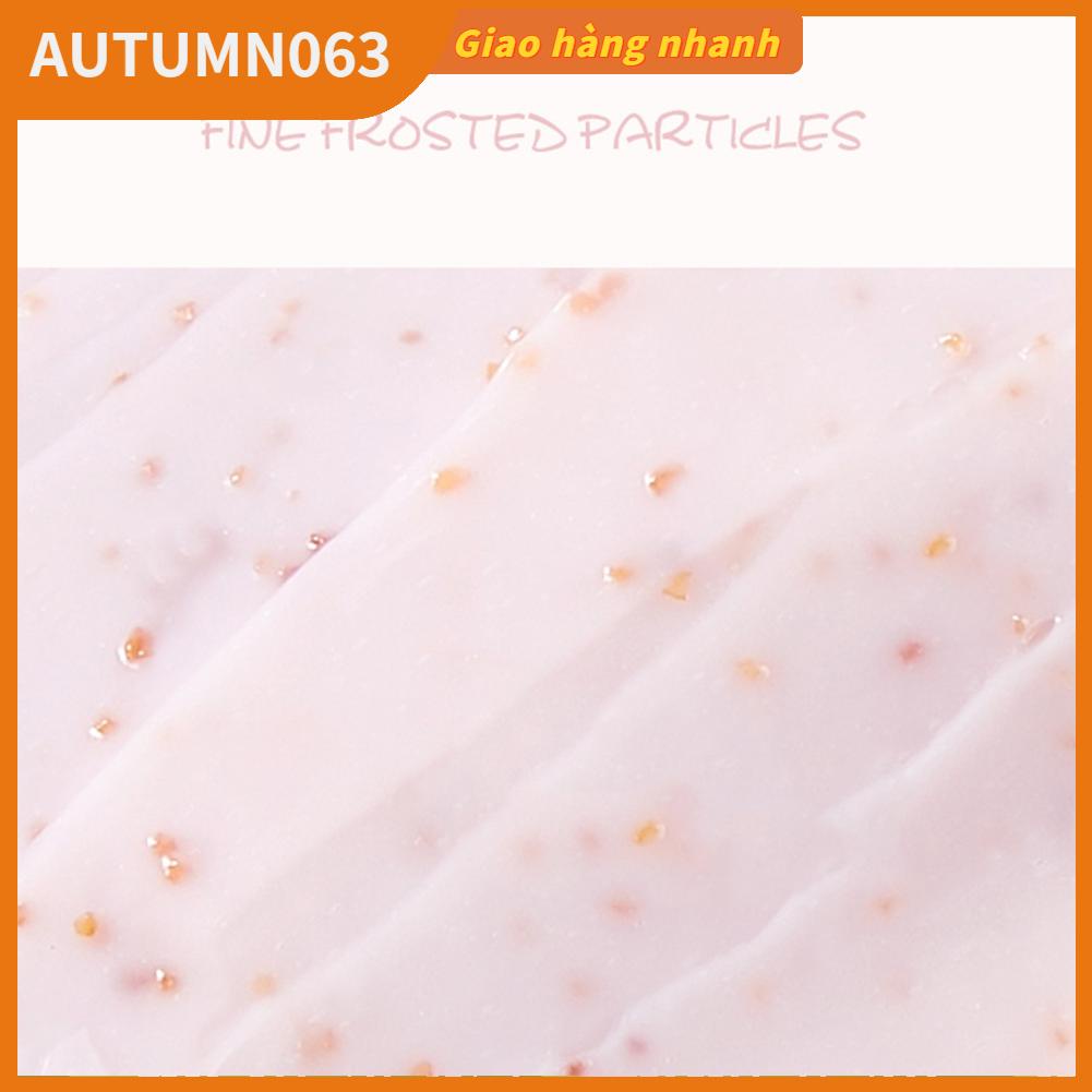 Kem tẩy tế bào chết toàn thân hương đào Tẩy dưỡng ẩm làm sáng da loại bỏ cho phụ nữ Cô gái 200g Autumn063